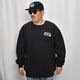 Black Flag/Bars & Logo Crewneck Sweatshit�ʥ֥�å��ե�å� �������åȡ˥֥�å� [a-7891]