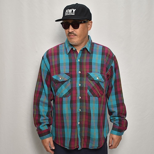 【美品】DAKOTA by FIVE BROTHER 3XL ビンテージ ネル Dakota by Five Brother/Vintage Heavy Flannel L/S Shirt
