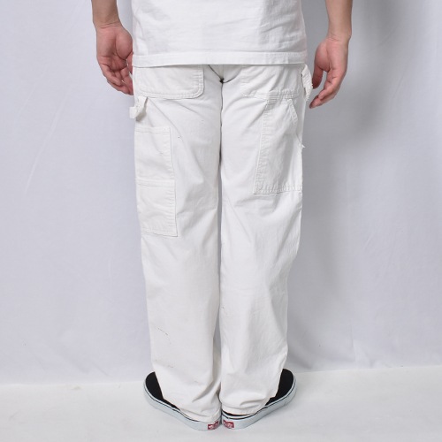 ��Dickies/White Drill Painter Pants�ʥǥ��å����� �ڥ��󥿡��ѥ�ġ˥ۥ磻��/������W31 [y-1093]