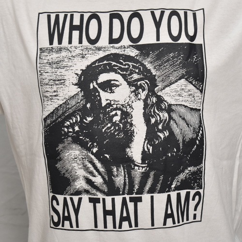 90's Replica Jesus Christ L/S T-Shirt（ジーザス Tシャツ）ホワイト