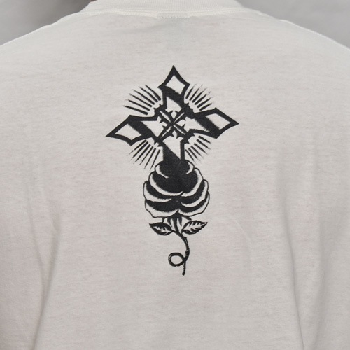 90's Replica Jesus Christ L/S T-Shirt（ジーザス Tシャツ）ホワイト