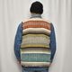 ��60's-70's Vintage Mexican Rag Vest��60's-70's������ơ��� �ᥭ������饰�٥��ȡ˥���󥸡ߥ��������ߥ֥롼 [y-0928]