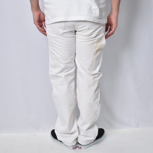 ��Dickies/White Drill Painter Pants�ʥǥ��å����� �ڥ��󥿡��ѥ�ġ˥ۥ磻��/������W30 [y-1094]