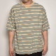 Jackson Matisse/Vintage Washed S/S Stripe T-Shirt（ジャクソンマティス ボーダーTシャツ）グリーン×イエロー×ベージュ [a-5801]