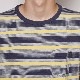 Champion/S/S Border Pocket T-Shirts（チャンピオン ボーダーポケットTシャツ）ネイビー×イエロー×グレー [a-2322]|プリント Ｔシャツ|ショートスリーブTシャ