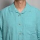 Edwards Garment/Jacquard Open Collar S/S Shirtʥɥ ץ󥫥顼ġ˥֥롼 [a-7047]