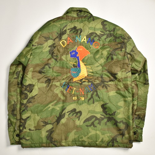 Us Original Remake Vietnam Souvenir Quilting Jacket（USミリタリー