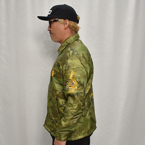 Us Original Remake Vietnam Souvenir Quilting Jacket（USミリタリー