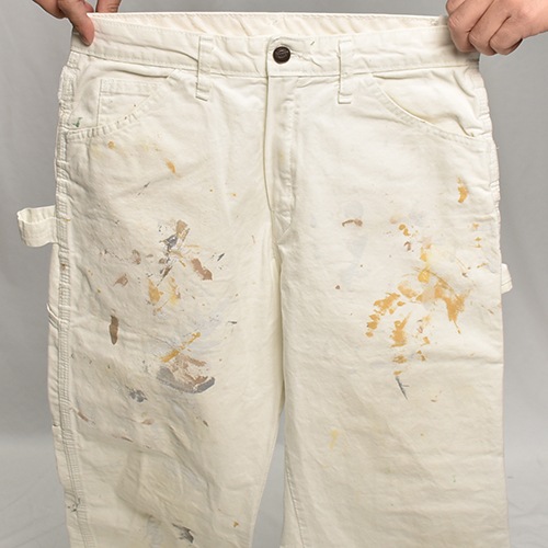 Dickies/White Drill Painter Pants with Sherwin Williams Tag