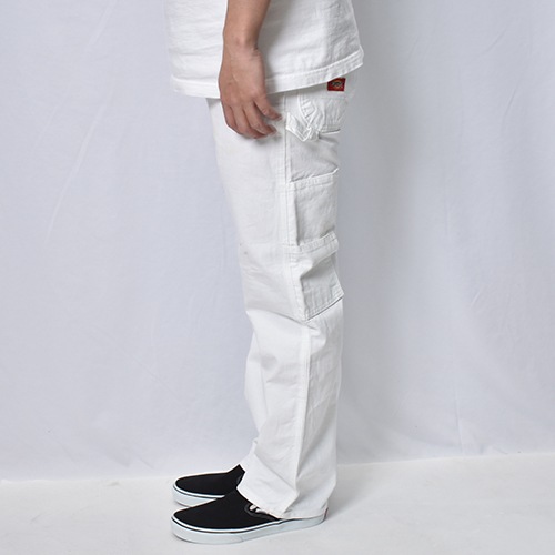 ��Dickies/White Drill Painter Pants�ʥǥ��å����� �ڥ��󥿡��ѥ�ġ˥ۥ磻��/������W30 [y-1095]