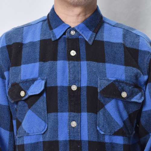 Rothco��US/Vintage Faded Flannel L/S Shirt(�������ߥ��� �ե��ͥ륷���)�֥롼�ߥ֥�å� [a-8468]
