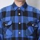Rothco��US/Vintage Faded Flannel L/S Shirt(�������ߥ��� �ե��ͥ륷���)�֥롼�ߥ֥�å� [a-8468]