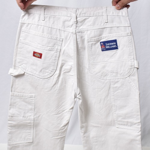 Dickies/White Drill W-Knee Painter Pants（ディッキーズ ペインター
