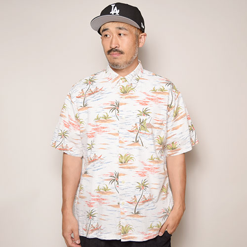 J.Crew/Old Aloha Shirts（ジェイクルー アロハシャツ）ホワイト
