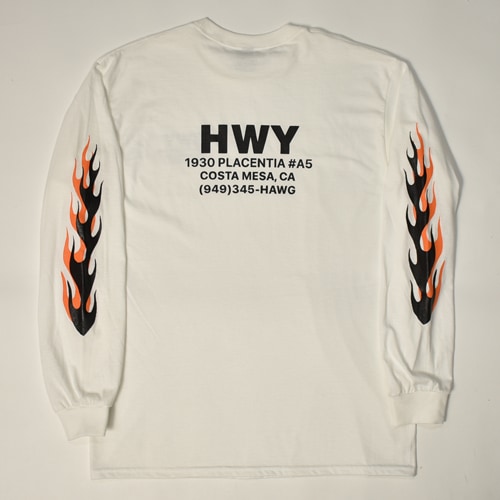 HWY��US/Hawg L/S T-Shirt�ʥ��������֥�塼�磻�ߥ��� T����ġ˥ۥ磻�ȡߥ���󥸡ߥ֥�å� [a-8208]