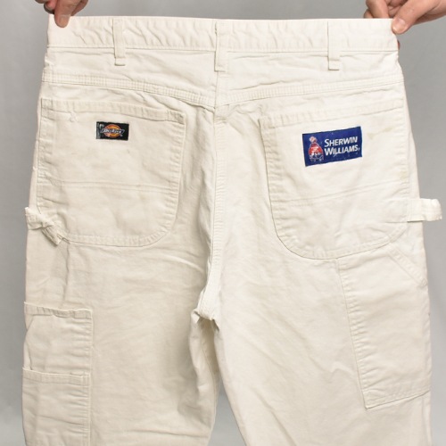 Sherwin Williams ✖️Dickies ペインターパンツ　ホワイト 00's Dickies × SHERWIN WILLIAMS ホワイト ペインターパンツ ペンキ