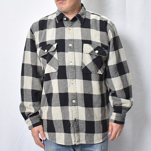 Rothco��US/Vintage Faded Flannel L/S Shirt(�������ߥ��� �ե��ͥ륷���)���졼�ߥ֥�å� [a-8469]