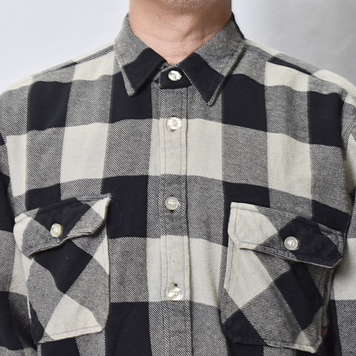 Rothco��US/Vintage Faded Flannel L/S Shirt(�������ߥ��� �ե��ͥ륷���)���졼�ߥ֥�å� [a-8469]
