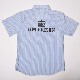 HM Prison Service/S/S Striped ShirtHMץꥺ 硼ȥ꡼֥ġ˥饤ȥ֥롼ߥۥ磻/M [u-9844]