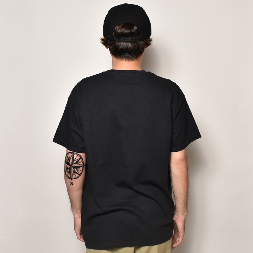 Flames & Skull T-Shirt�ʥե졼�ॹ�������� T����ġ˥֥�å��ߥ�������/�饤�॰�꡼�� [a-3838]