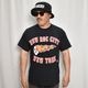 Hells Angels New Roc City/Flaming Skull S/S T-Shirt w/Back Print�ʥإ륺���󥸥��륹 T����ġ˥֥�å� [a-7932]