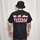 Hells Angels New Roc City/Flaming Skull S/S T-Shirt w/Back Print�ʥإ륺���󥸥��륹 T����ġ˥֥�å� [a-7932]