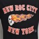 Hells Angels New Roc City/Flaming Skull S/S T-Shirt w/Back Print�ʥإ륺���󥸥��륹 T����ġ˥֥�å� [a-7932]