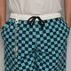 Washed Checkerboard Easy Short Pants�ʥ����å����ܡ��ɥ����������硼�ȥѥ�ġ˥����������֥롼�ߥ֥�å� [a-7966]