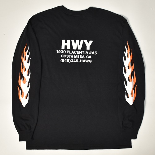 HWY��US/Hawg L/S T-Shirt�ʥ��������֥�塼�磻�ߥ��� T����ġ˥֥�å��ߥ���󥸡ߥۥ磻�� [a-8209]