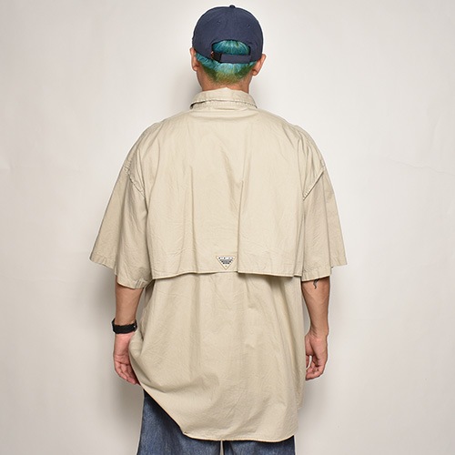 Columbia Sportswear/S/S PFG Fishing Shirtʥӥ եå󥰥ġ˥١/XL [z-5564]