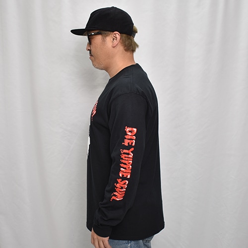 Charles Manson Die Yuppie Scum L/S T-Shirt（チャールズ