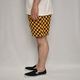 Washed Checkerboard Easy Short Pants�ʥ����å����ܡ��ɥ����������硼�ȥѥ�ġ˥ޥ������ɡߥ֥�å� [a-7967]