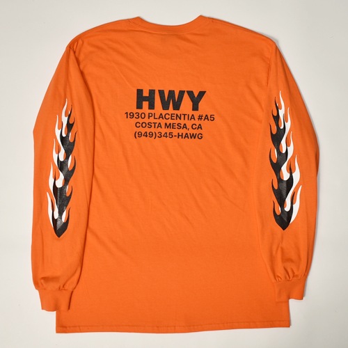 HWY��US/Hawg L/S T-Shirt�ʥ��������֥�塼�磻�ߥ��� T����ġ˥���󥸡ߥۥ磻�ȡߥ֥�å� [a-8210]