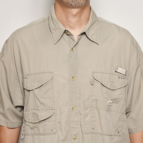 Columbia Sportswear/S/S PFG Fishing Shirtʥӥ եå󥰥ġ˥١/XL [z-5565]