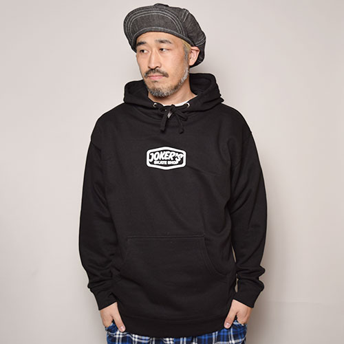 Joker's Skate Shop×US/Grosso Head Hoodie（ジョーカーズスケートショップ×アス スウェットパーカー）ブラック [a2926] スウェットシャツ