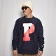 Big P Logo Crewneck SweatshirtʥӥåP åȥġ˥ͥӡ [a-7276]