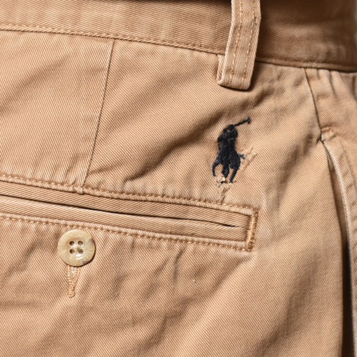 Polo Ralph LaurenUS/Cropped 2Tuck Chino Pantsʥեߥ åץɥΥѥġ˥١/W32 [z-3588]
