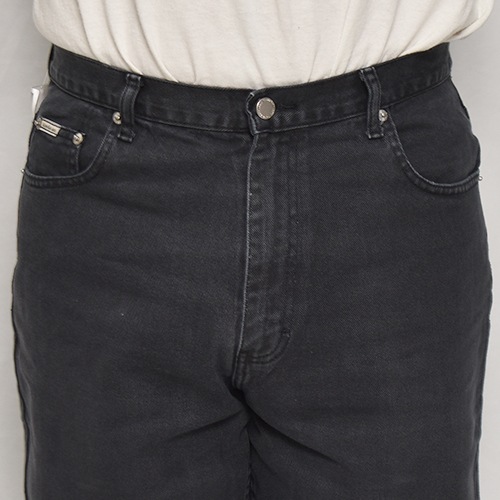 ��Calvin Klein/Super Black Denim Pants�ʥ���Х󥯥饤�� �֥�å������󥺡˥֥�å�/������W34 [z-9999]