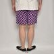 Washed Checkerboard Easy Short Pantsʥåܡɥ硼ȥѥġ˥ѡץߥ֥å [a-7968]