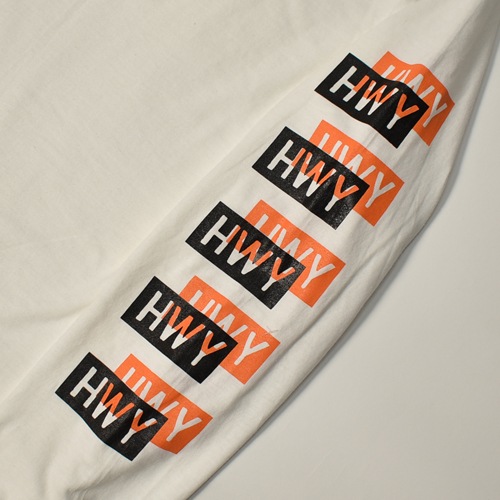 HWY��US/Cal Trans L/S T-Shirt�ʥ��������֥�塼�磻�ߥ��� T����ġ˥ۥ磻�ȡߥ���󥸡ߥ֥�å� [a-8211]