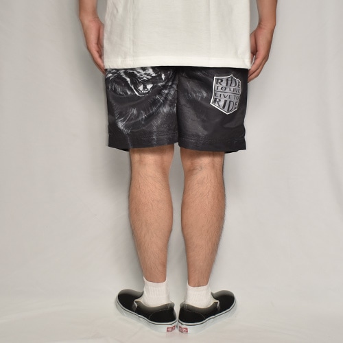 RIDE TO LIVE Amphibious Nylon Easy Short Pants/Wolf�ʥ饤�ɥȥ���� �����������硼�ȥѥ�ġ˥֥�å��ߥۥ磻�� [a-8061]