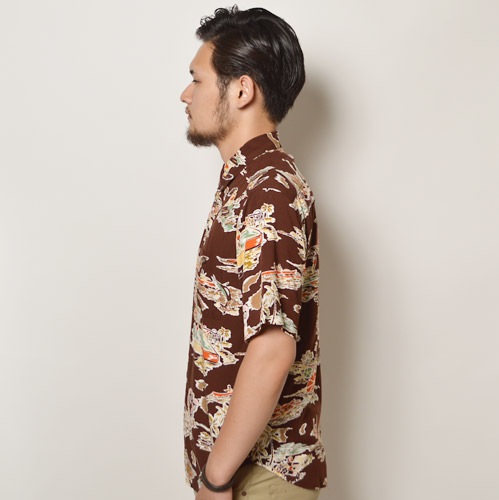 Reyn Spooner/B.D. Aloha Shirt/Aloha From Paradiseʥ쥤󥹥סʡ ϥġ˥֥饦 [n-9266]