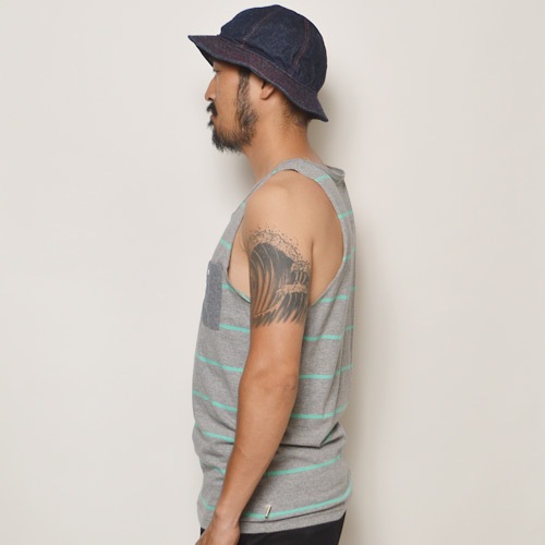 Vans/Beeston Pocket Tank TopʥХ 󥯥ȥåס˥졼ߥ꡼ [n-9297]