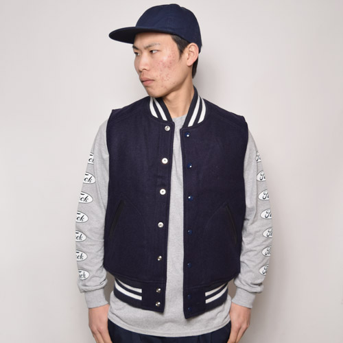 GB Sports by Golden Bear��US/Melton Varsity Vest�ʥ�����ǥ�٥����ߥ��� ���ȥ�٥��ȡ˥ͥ��ӡ� [n-9479]