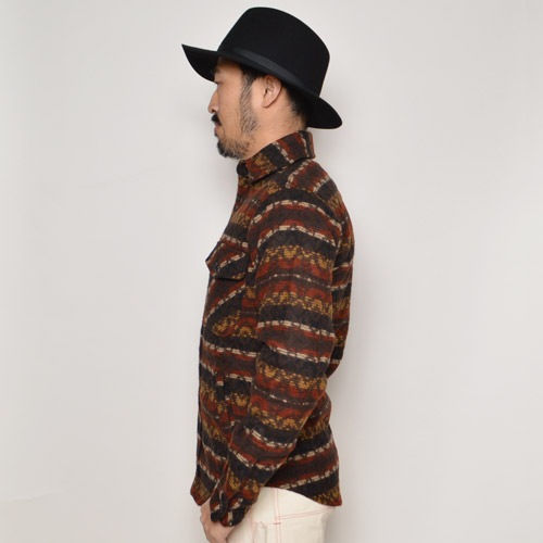 Johnson Woolen MillsUS/4Pocket Wool Shirts Jacketʥ󥽥ߥ 륷ĥ㥱åȡ˥֥饦ߥå [n-9617]