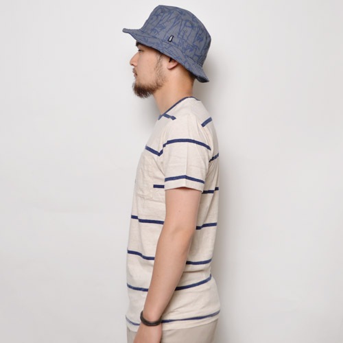 Vans/JT Merechant Border Pocket T-shirt�ʥХ� �ܡ�����T����ġ˥ʥ�����ߥͥ��ӡ� [n-9939]