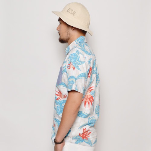 Vans/Maxon Aloha ShirtʥХ ϥ)ۥ磻ȡߥ졼ߥ֥롼 [a-0292]