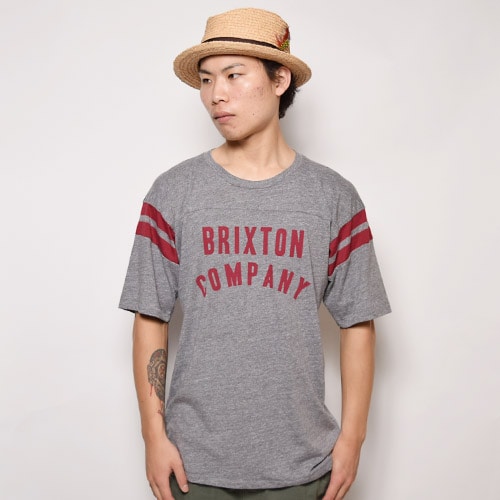 Brixton/Barstow Football T-Shirtʥ֥ꥯȥ եåȥܡTġ˥졼ߥСǥ [a-0952]