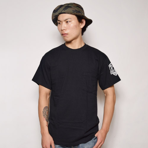 FMA/Printed Pocket T-Shirt�ʥ��ե��२�� �ݥ��å�T����ġ˥֥�å��ߥ���� [a-0970]