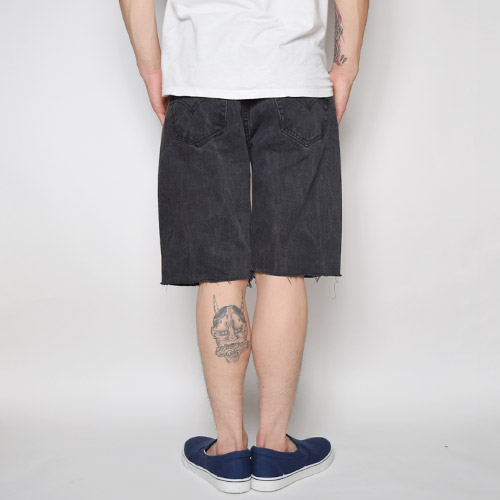 Levi's/501 Cut Off Black Denim Shorts（リーバイス カットオフデニム